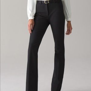 white house black market slim bootcut trouser pant